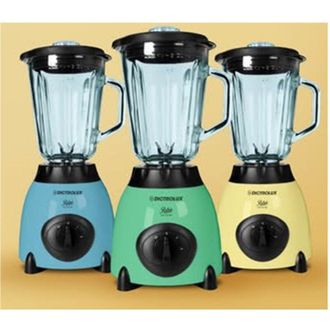 Trade Shop Trade Shop - Dise&ntilde;o De Blender El&eacute;ctrico Elegante Funcional Funcional Retro 400w 2 Velocidad Jarra De Vidrio 1,5lt