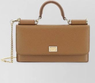 Dolce & Gabbana sicily mini leather shoulder bag