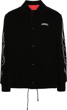 Givenchy reversible jersey shirt jacket - men - Cotton/Polyester - M - Black