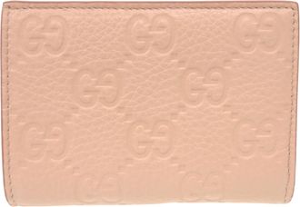 Gucci Beige Leather Wallet (Bi-Fold) (Pre-Owned)