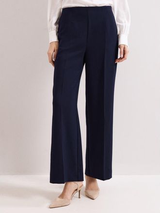 Phase Eight Aubrie Tailored Wide Leg Trouser in Navy at Nordstrom, Size 10