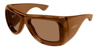 Saint Laurent SL 902 HOWL 007 Womens Sunglasses Brown Size 63 - Free RX Lenses - Free RX Lenses