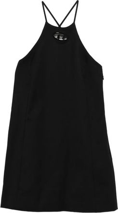 Diesel Abito corto D-Elma con logo - Nero