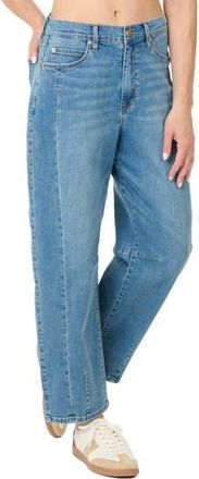 Nicole Miller High Waist Arched Leg Jeans in Dark Blue at Nordstrom Rack, Size 24 X 32