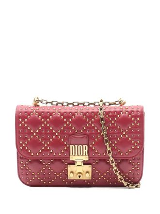 Dior 2000s chain-strap shoulder bag - women - Calf Leather - One Size - Red