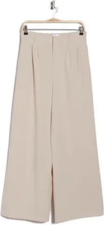 Leith Wide Leg Pants in Beige Pumice at Nordstrom Rack, Size 10