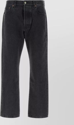 Valentino Garavani denim jeans belt loops five pocket design