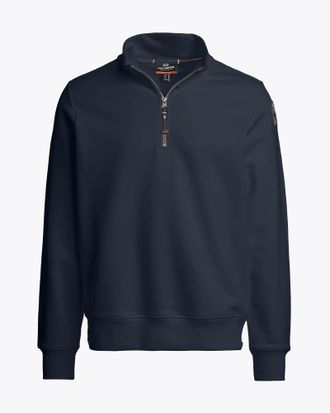 Parajumpers Mens Broad Peak Sweatshirt in Dark Blue Cotton - Size X-Large