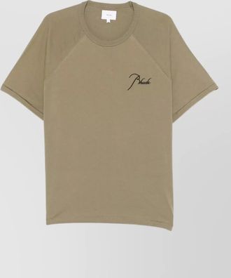 Rhude raglan crew neck short sleeve t-shirt