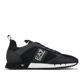 Emporio Armani Emporio Armani EA7 B&M Mesh Run herensneakers in zwart