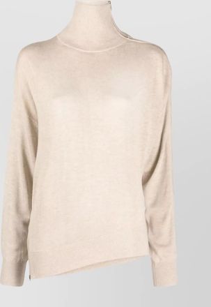 Isabel Marant wool jumper with high neck and asymmetric hem