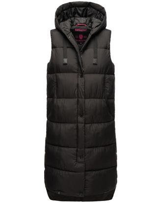 Marikoo Sayorii dames winterbodywarmer - lang, warm & met capuchon