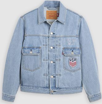 Levi's U. s. Soccer Type II Trucker Jacket - Mens - 2XL - Blue