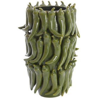 Light & Living Vaso in ceramica Light & Living PEPPER verde scuro - 26,5x25x39