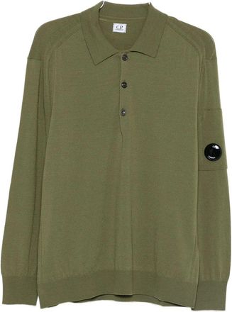 C.P. Company Knitwear Polo Collar in Merino Wool