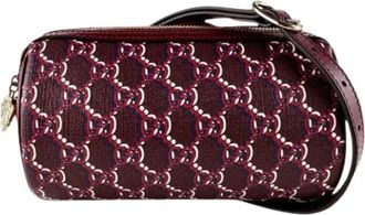 Gucci Pre-owned Vintage Mini Shoulder Bag - Dames - Vintage Mini Tas - Rood - ONE Size - Leer - Vintage
