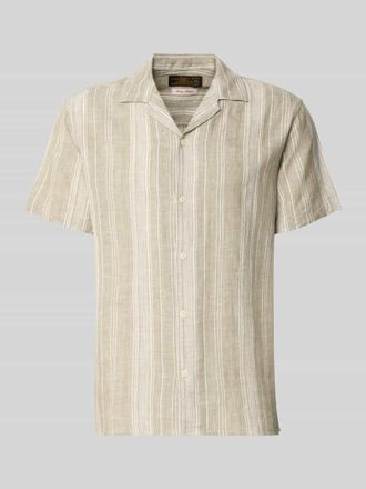 Jack & Jones Regular Fit Freizeithemd mit Leinen-Anteil Modell Summer in Beige, Gr&ouml;&szlig;e XXL