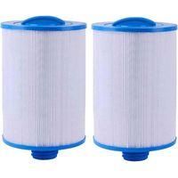 OEM Paquete De 2 Cartuchos De Filtro Para Jacuzzis - Di&aacute;metro 150 Mm - Altura 241 Mm - Superficie De Filtraci&oacute;n 45 M&sup2; - Compatible Con Unicel, Pleatco, Wa