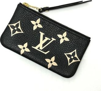 Louis Vuitton Pre-owned Clutches, female, Black, Size: ONE SIZE Pre-owned Canvas Wallet