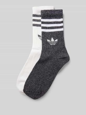 adidas Originals Socken mit Label-Detail im 2er-Pack in Black, Gr&ouml;&szlig;e 35-38