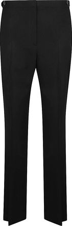 The Row Womens Wool Straight Trousers - Black - Size 10 UK