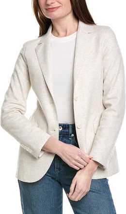 Eleventy Single-Breasted Real Cut Wool-Blend Blazer