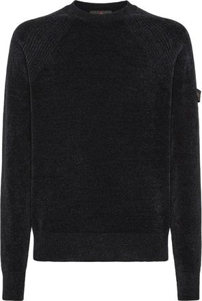 Peuterey Stijlvolle Sweaters met Regular Fit - Heren - Ronde hals truien - Zwart - M - Polyester - Truien & Vesten