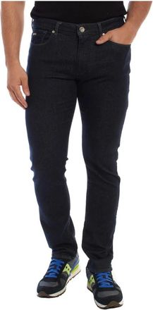 Emporio Armani Slim Fit Dark Denim Jeans - Heren - Slim Fit Jeans - Blauw - W29 - Denim - Jeans