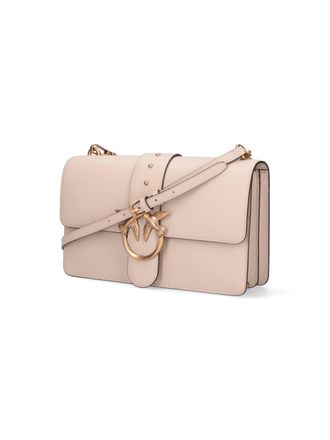 Pinko Womens Bags Beige Leather