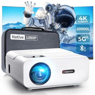 OEM Proyector 4k Compatible, 1080p Full Hd, Wi-fi 5g+2,4g Y Bluetooth, Mini Proyector Para Ios/android/tv Stick/ps5