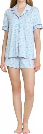 Honeydew Intimates All American Shortie Pajama Set In Dreamy Brunch