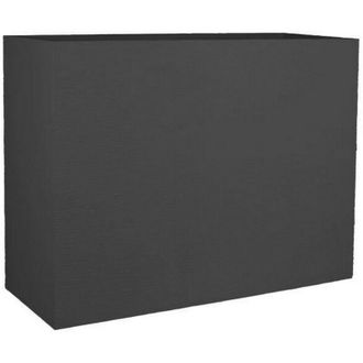 Eda Eda - Plastique Maceta Flower Muret Loft Graphit - 46 L - 78,5 X 29,5 X 60 Cm - Antracita
