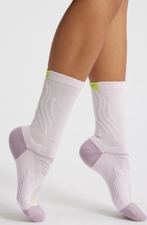 Hoka One One Bondi Run Crew Socks in Lilac Cream at Nordstrom, Size Medium