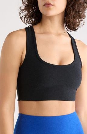 Beyond Yoga Space Dye Simplicity Sports Bra in Darkest Night at Nordstrom Rack, Size X-Large