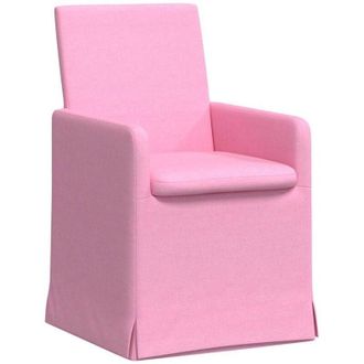vidaXL Sillas de comedor 2 pcs Rosa 57 x 67 x 95 cm tela vidaXL