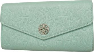 Louis Vuitton Light Blue Long Wallet (Bi-Fold) (Pre-Owned)