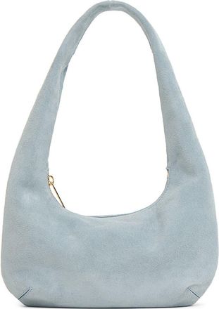 Mansur Gavriel Mini Gnocchi Suede Hobo Bag in Baby Blue at Nordstrom