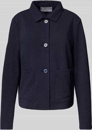 White Label Jacke mit Umlegekragen in Marine, Gr&ouml;&szlig;e 48