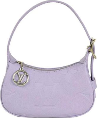 Louis Vuitton Tweedehands Canvas Louis Vuitton tassen - Dames - Vintage Handtas - Paars - ONE Size - Vintage