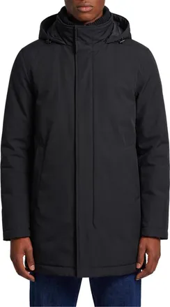 Herno Black Hooded Parka Jacket
