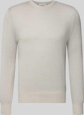 Gran Sasso Strickpullover aus reiner Schurwolle in Beige, Gr&ouml;&szlig;e 48