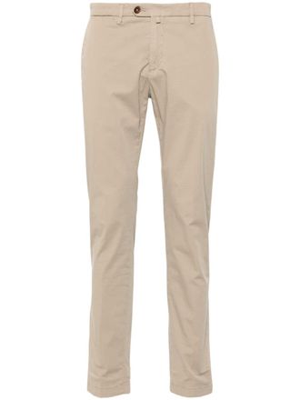 BRIGLIA 1949 Pantaloni affusolati con pieghe - Marrone