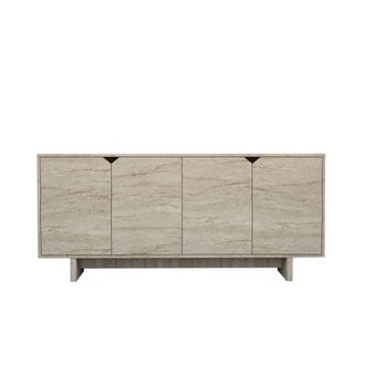 Hanah Home Aparador De Madera turan - 180 X 40 X 81 Cm - Travertino