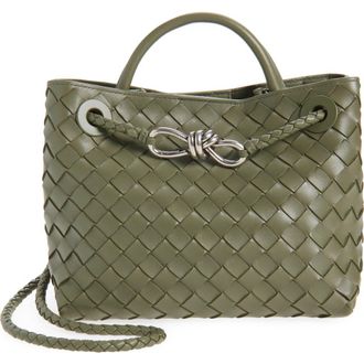 Bottega Veneta Small Andiamo Intrecciato Shoulder Bag in 3297 Pickle-Vin Si at Nordstrom