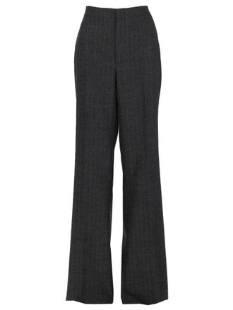 Tagliatore Paris Textured Virgin Wool Kashmir Trousers
