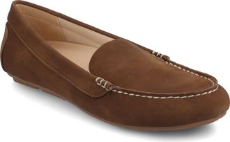 Journee Collection Oreta Driving Loafer - Wide Width Available in Tan at Nordstrom Rack, Size 7.5
