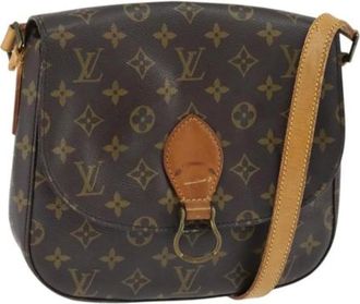 Louis Vuitton Pre-owned Cross Body Bags, female, Brown, Size: ONE SIZE Pre-owned Canvas Cross Body Bag