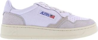 Autry Lage Leren/Su&egrave;de/Mesh Sneakers - Dames - Sneakers - Wit - 36 EU - Su&egrave;de - Schoenen