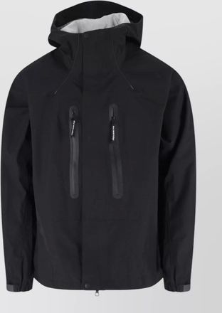And Wander hooded coat elastic cuffs adjustable hem