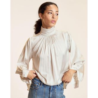 Cynthia Rowley Monroe Silk Blouse